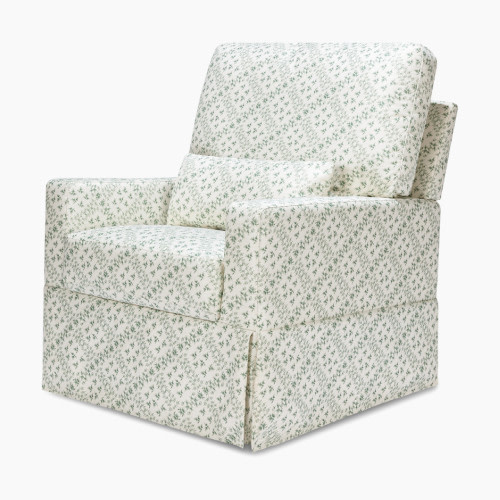 Namesake Sarah Flint x Namesake Crawford Swivel Glider - Green Lattice Performance Eco-Weave