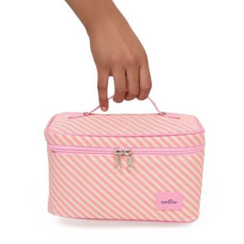 Pink Cooler with Ice Pack and Wide Neck Bottles Kit