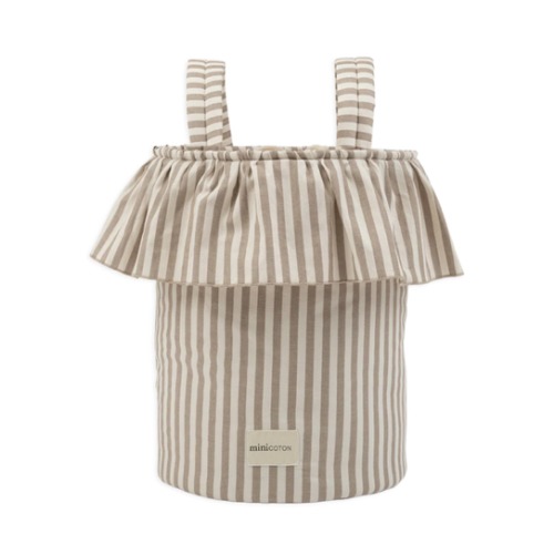 Basket Beige Stripes · Minicoton