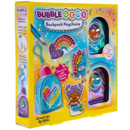 Bubble Gems Backpack Keychain Kit