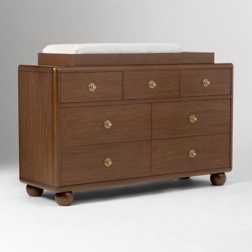 Joseph Altuzarra Sphere Foot 7-Drawer Wide Dresser with Removable Topper (56")
