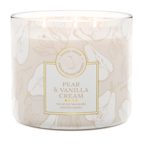 Pear & Vanilla Cream 3-Wick Candle