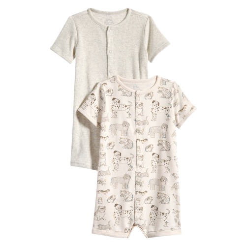 Pack of 2 Assorted Rompers