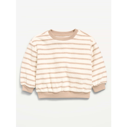 Striped Crew-Neck Sweatshirt for Baby