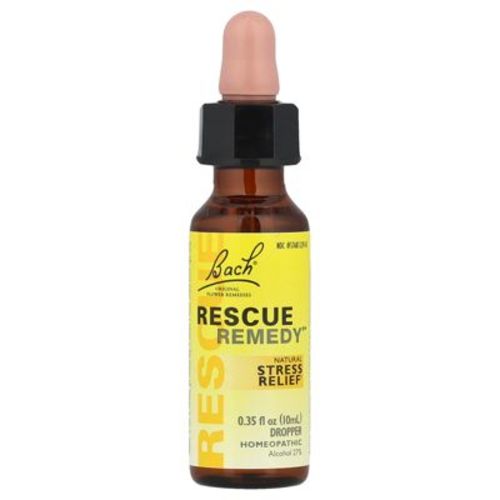 Bach Original Flower Remedies, Rescue Remedy®, Natural Stress Relief, 0.35 fl oz (10 ml)