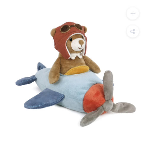 Pilot Bear and Plane