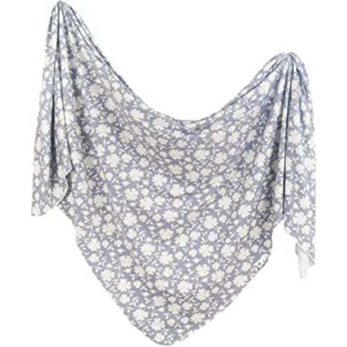 Copper Pearl Large Premium Knit Baby Swaddle Receiving Blanket Lacie