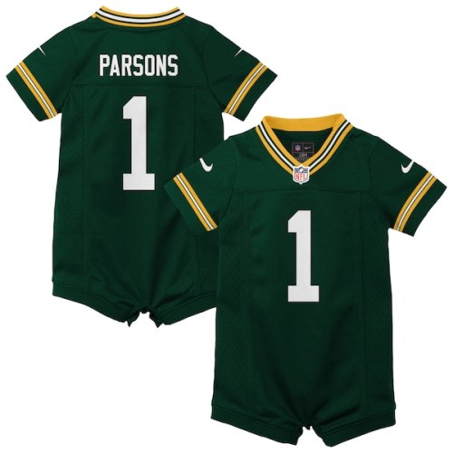 Micah Parsons Green Bay Packers Nike Newborn Romper Game Jersey - Green