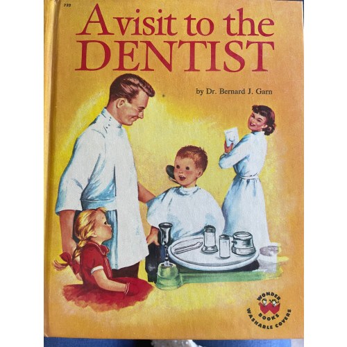 A Visit to the Dentist/Vintage 1959 Wonder Books/ Children’s Book/ Nostalgic Gift/Nursery/Baby Shower Gift