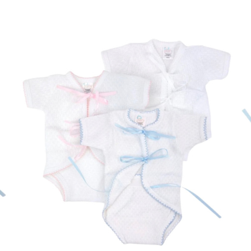 Paty Creeper with Ribbon Ties | Posh Tots Children's Boutique