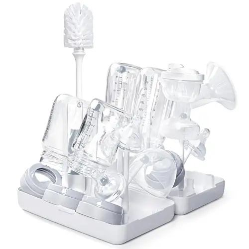 Termichy Travel Baby Bottle Drying Rack, Compact Size with Large Capacity for Working Mom, Visit Families, Friends or Camping with Baby Gary