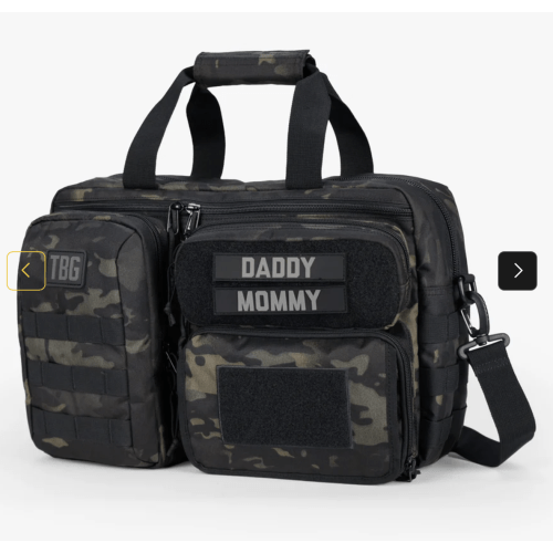 Durable Deuce Tactical Diaper Bag | Multicam Black