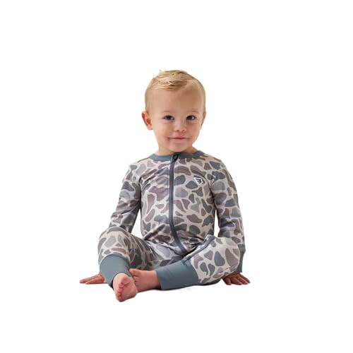 Burlebo Baby Zip Up – Soft Performance Fabric with Fold-Over Cuffs