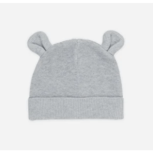 Baby Bear Beanie, Heathered Dusty Blue - Newborn