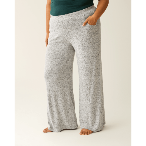 CozyKnit Wide Leg Lounge Pant | Deep Burgundy - Kindred Bravely