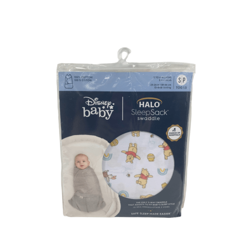 Halo SleepSack Swaddle, Small, Winnie Rainbows