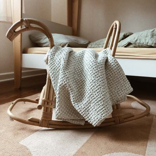 Extra Large Waffle Blanket Ocean