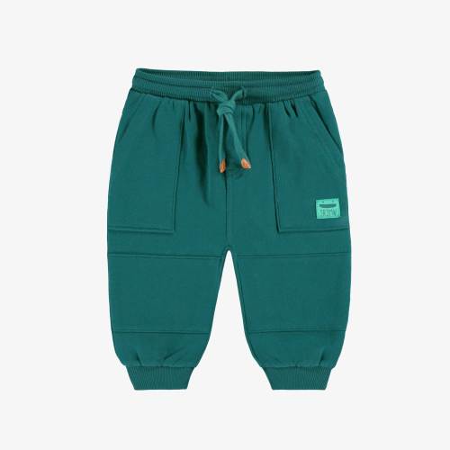 Pantalon bleu sarcelle style jogger, bébé | Souris Mini - Souris Mini