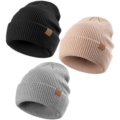 QEUOYSS Baby Beanie Toddler Infant Winter Hat for Kids Boys Girls Knit Warm