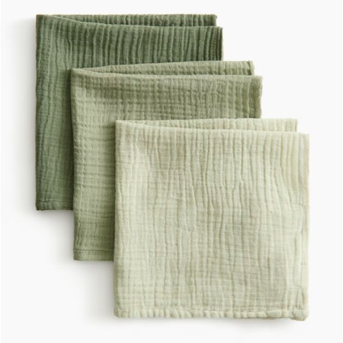 3-PACK MUSLIN CLOTHS