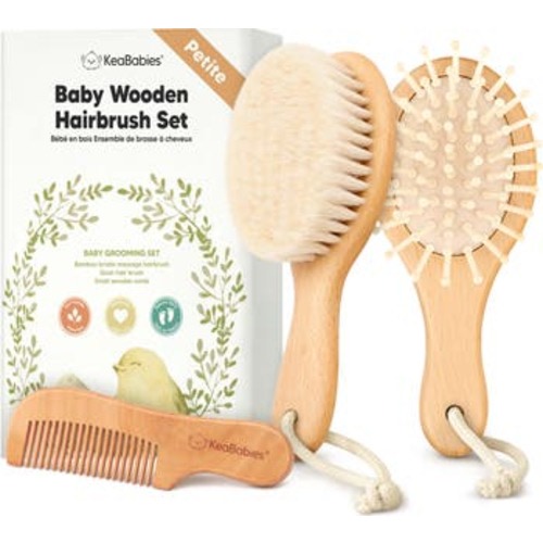 Baby Hair Brush and Comb Set, Medium