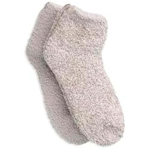 Barefoot Dreams® CozyChic® 2-Pair Tennis Sock Set for Women & Men, Ultra Soft Plush Microfiber, Short Crew