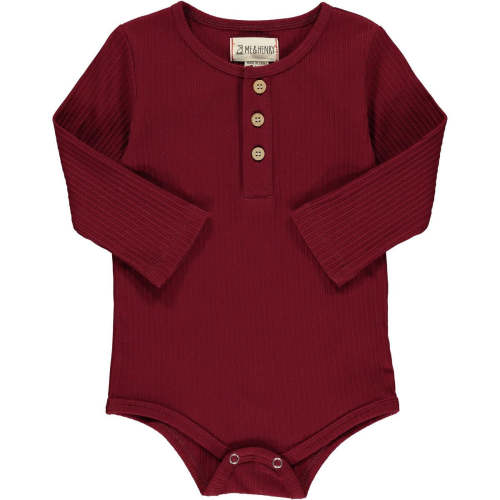 Burgundy Ribbed Onesie – Little Buffalo Creek Co.