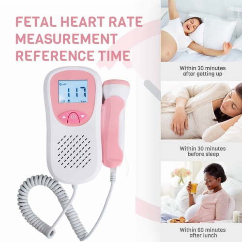 Heartbeat Monitor Portable-FetalDopler-Easy to Use for Home