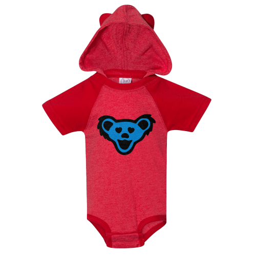 Red Bear Ear Baby Onesie – Grateful Dead