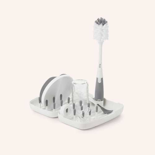 On the Go Drying Rack & Bottle Brush