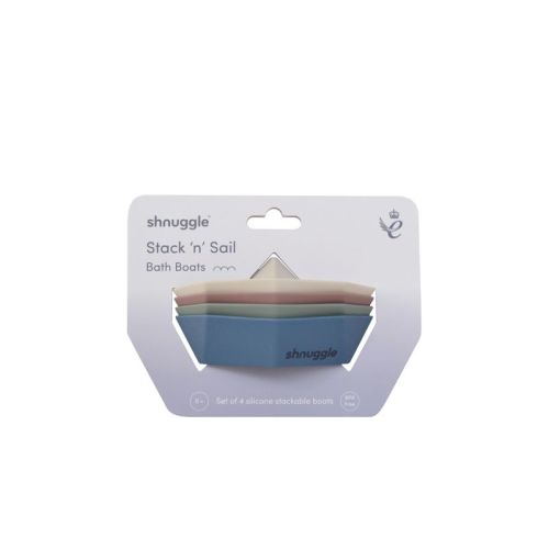 Shnuggle Stack and Sail Bath Boat Toys