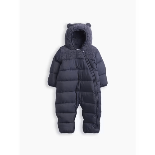Baby Hooded One-Piece Snowsuit