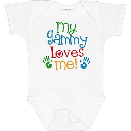inktastic My Gammy Loves Me Baby Bodysuit