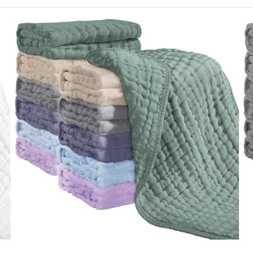 Muslin Burp Cloths Cotton Ultra Absorbent Six Layer – Children Cloth Shop