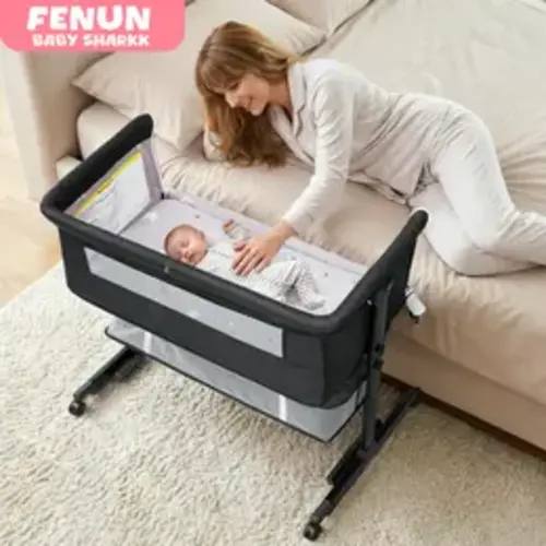 Baby Bassinet, Baby Basinet Bedside Sleeper, Easy to Fold Portable Crib Side Bassinet new Style Girl/boy bassinets Summer Sale - TikTok Shop