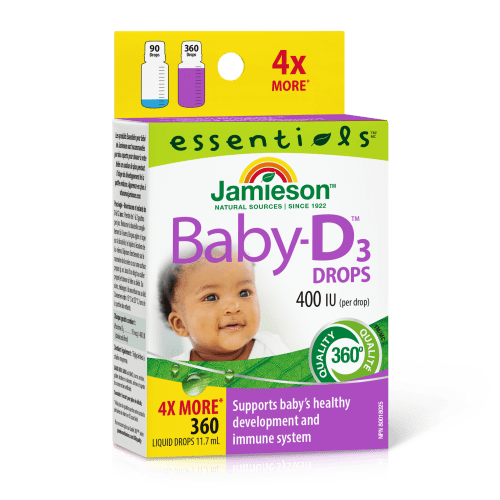 Vitamin D3 for Babies: Liquid Drops | Shop Jamieson – Jamieson Vitamins