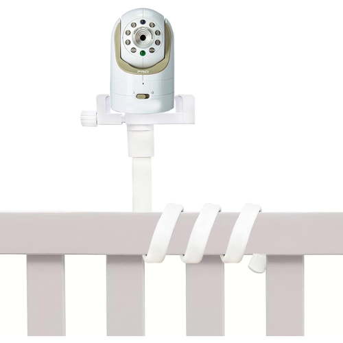 JAPARA Universal Monitor Mount for Crib,Compatible with Infant Optics/Hellobaby, White