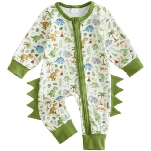 Newborn Baby Boy Fall Outfits Long Sleeve Romper 0-18M