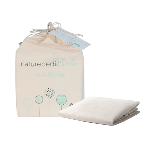 Naturepedic Organic Oval Crib Sheet