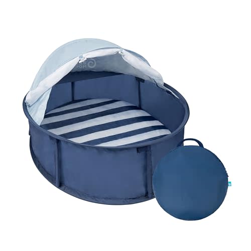 Babymoov Babyni Anti-UV Pop-Up Tent, UPF 50+ Sun Protection, Portable Baby Sun Shelter with Mosquito Net, Lightweight Travel Tent for Beach, Park & Outdoor Use