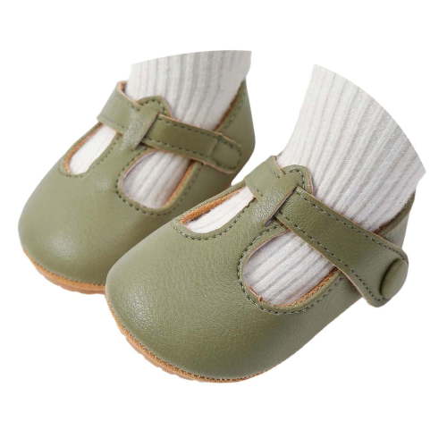 Hjtefg Baby Girls Soft Sole Sandals - Comfortable Breathable Slippers 0-18 Months, Lightweight Everyday Shoes for Little Feet,Color: 2-Green Size: 0-6 Months