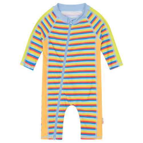 Sunsuit - Long Sleeve Romper Swimsuit | "Sunny Stripe"