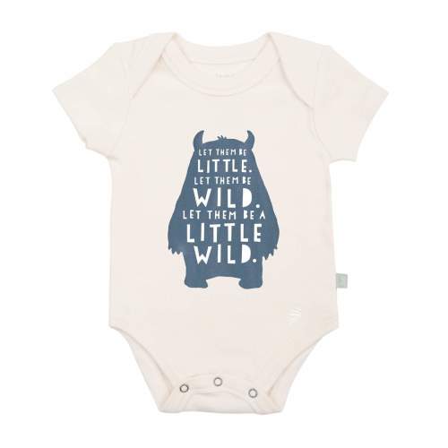 Organic Baby Onesie - Wild Child | 100% Soft Cotton | Finn + Emma