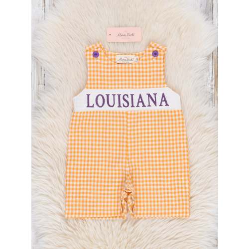 Louisiana Smocked Gingham Johnny