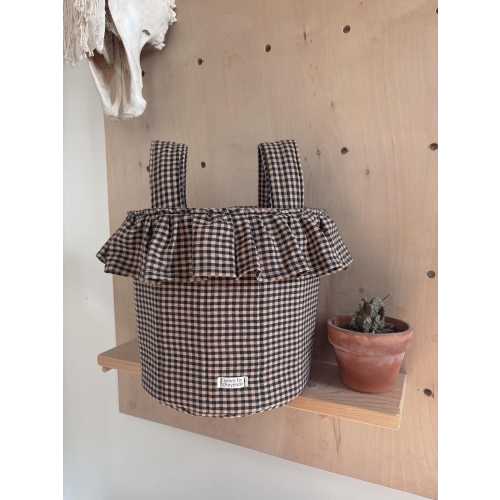 Stroller Bag, Brown Gingham