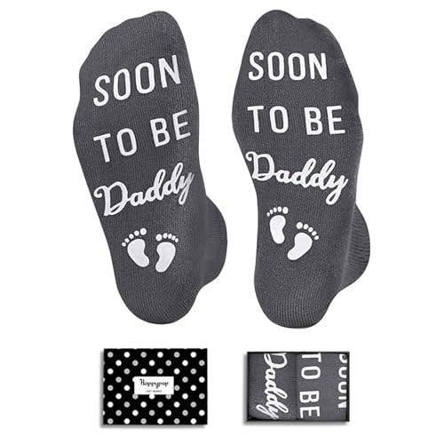 HAPPYPOP Gifts for Family Members - New Dad Gifts, Funny Dad Mom Aunt Socks