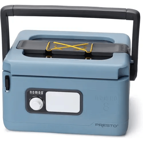 Presto 06017 8-Quart Nomad Traveling Slow Cooker, Blue