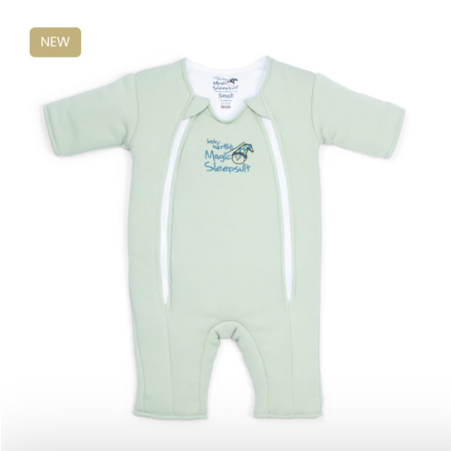 Sage Green Baby Merlin’s Magic Sleepsuit – 100% Cotton Sleep Solution