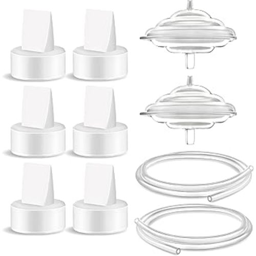 Maymom Pump Parts Compatible with Spectra S1 S2 9 Plus Breastpump Replace Backflow Protector Membrane Duckbill Valve Tube Not Original Spectra Replacement Pump Parts