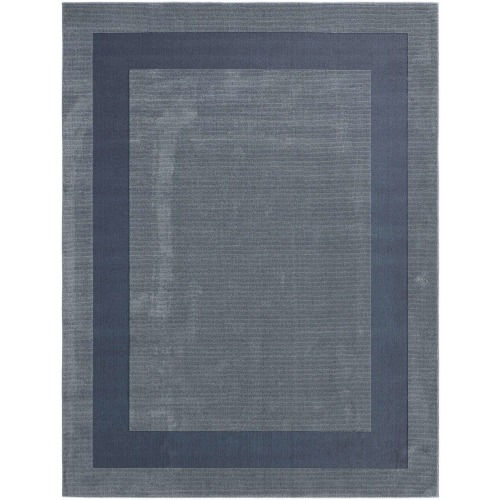 Slate Blue 9' x 12' Textura Designer Rug | Rugs.com